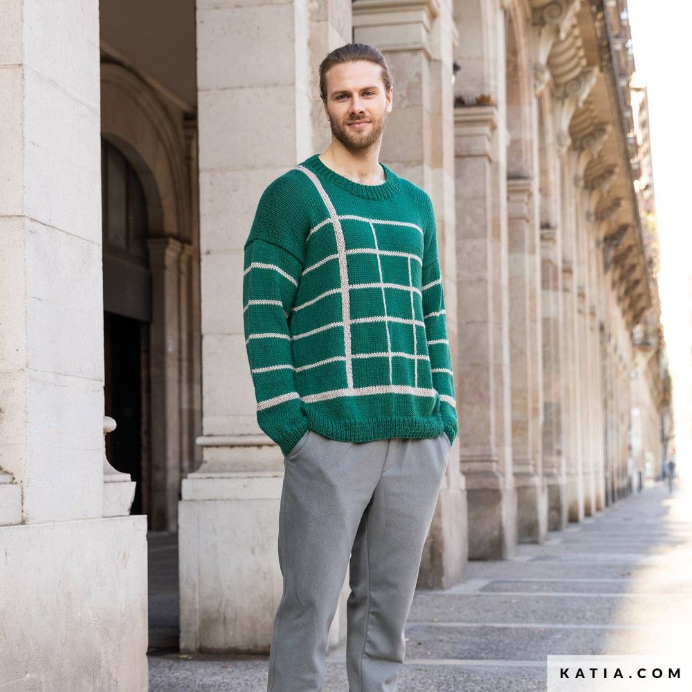 Katia - Herentrui met ronde hals van Merino Aran - Sport 119-11 | Het Wolhuis Katia - Herentrui met ronde hals van Merino Aran - Sport 119-11