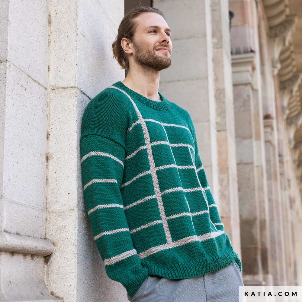 Katia - Herentrui met ronde hals van Merino Aran - Sport 119-11 | Het Wolhuis Katia - Herentrui met ronde hals van Merino Aran - Sport 119-11