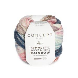 Katia Symmetric Socks & More Rainbow-51