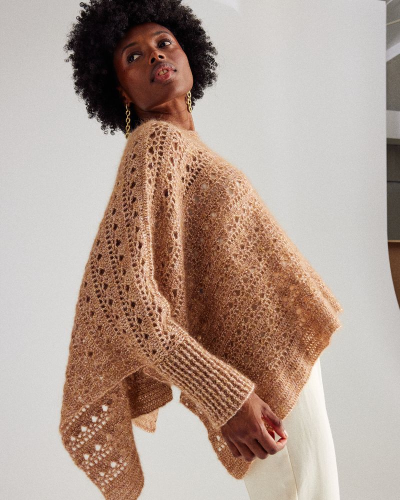 Phildar - Poncho Fleur - 248-14 | Het Wolhuis Phildar - Poncho Fleur - 248-14