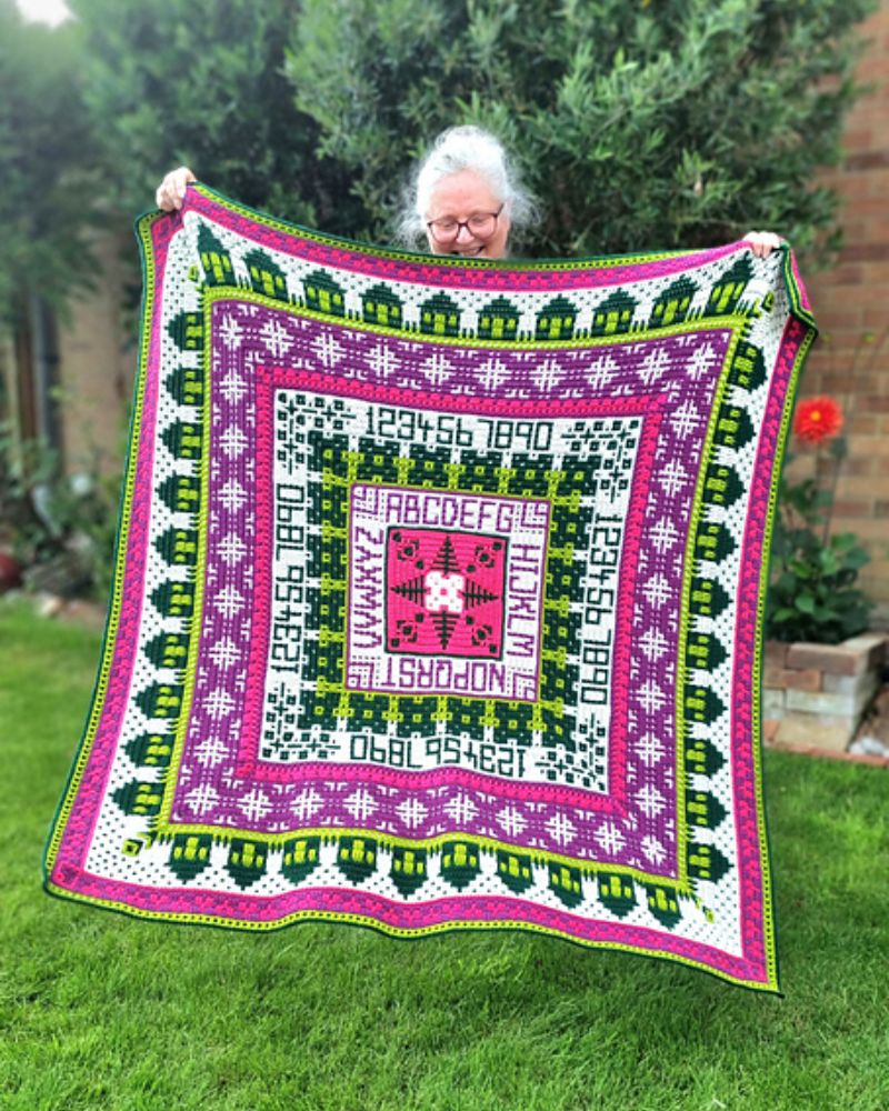 Rosina Plane - Mile Cross Blanket CAL - Bright | Het Wolhuis Rosina Plane - Mile Cross Blanket CAL - Bright