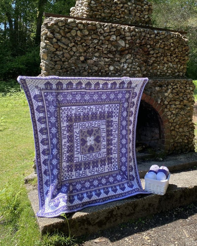 Rosina Plane - Mile Cross Blanket CAL - Ultra Violet | Het Wolhuis Rosina Plane - Mile Cross Blanket CAL - Ultra Violet