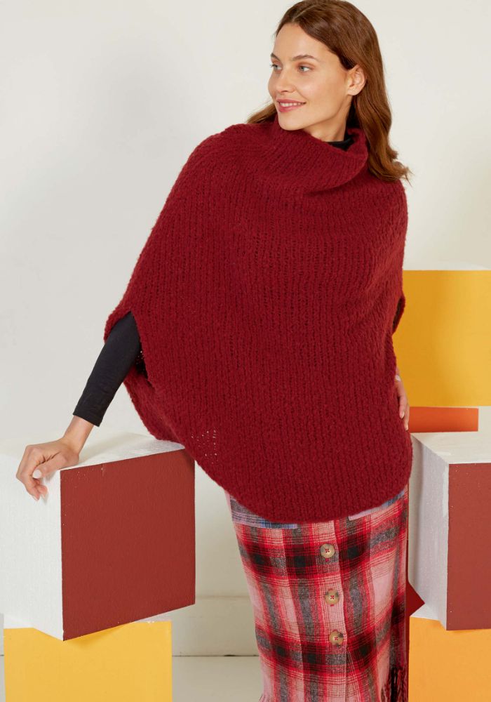 Lang Yarns - Poncho - 274-68 | Het Wolhuis Lang Yarns - Poncho - 274-68
