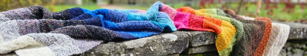 Lang Yarns Donegal Blanket