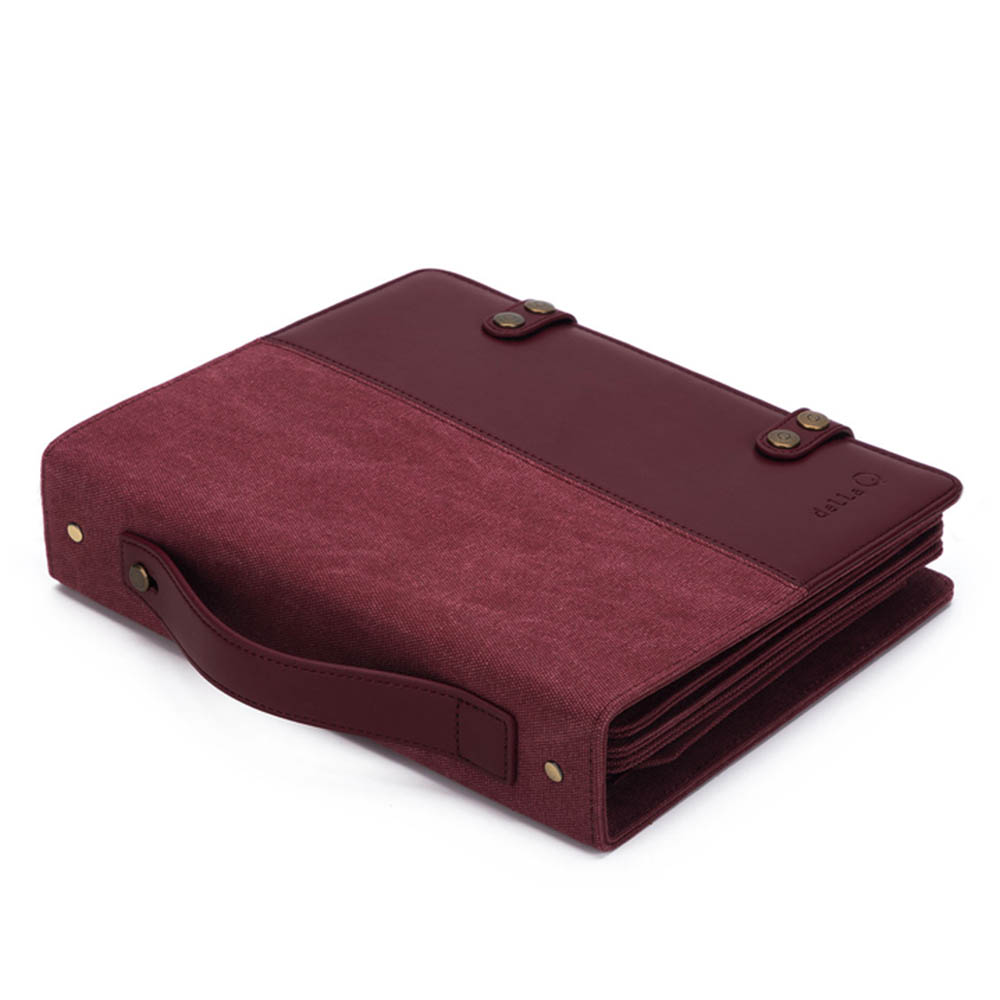 Della Q Hook & Needle Notebook | Het Wolhuis Della Q Hook & Needle Notebook - Maroon