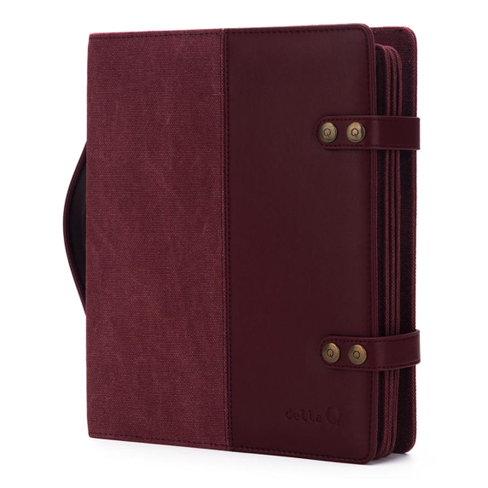 Della Q Hook & Needle Notebook | Het Wolhuis Della Q Hook & Needle Notebook - Maroon