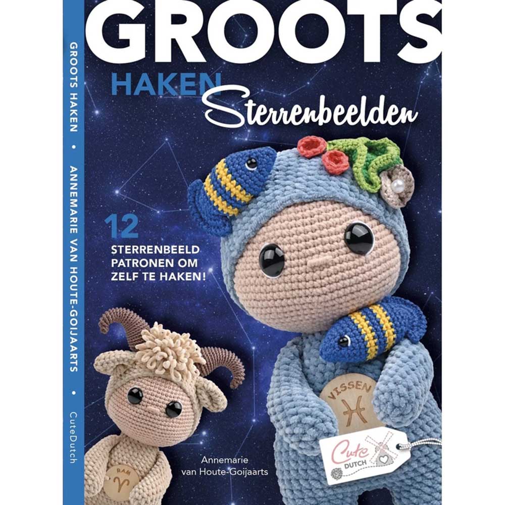 Groots haken 5 - Sterrenbeelden- A. v.Houte-Goijaarts | Het Wolhuis Groots haken 5 - Sterrenbeelden- A. v.Houte-Goijaarts