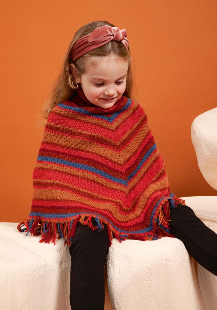 Lang Yarns - Poncho Una - 66-02 | Het Wolhuis Lang Yarns - Poncho Una - 66-02