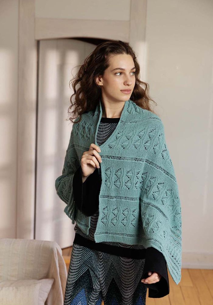 Lang Yarns - Stola Birdie - 78-11 | Het Wolhuis Lang Yarns - Stola Birdie - 78-11