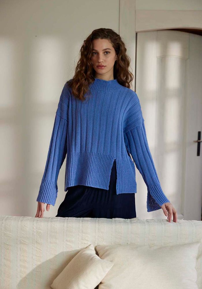 Lang Yarns - Trui Zehra - 78-15 | Het Wolhuis Lang Yarns - Trui Zehra - 78-15