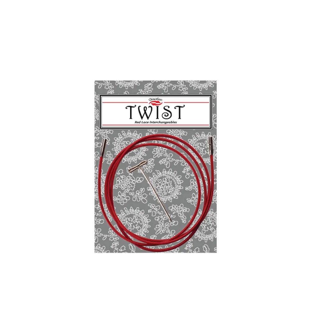 ChiaoGoo TWIST RED kabel 125cm | Het Wolhuis ChiaoGoo TWIST RED kabel 125cm