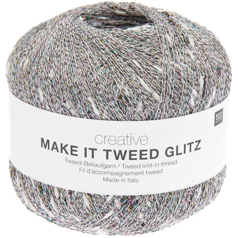 Rico Creative Make It Tweed Glitz | Het Wolhuis Rico Creative Make It Tweed Glitz-001 Natur