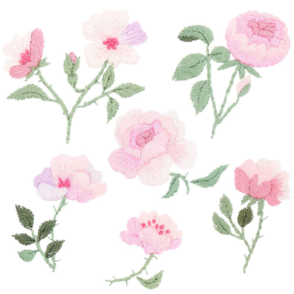 Rico Stick & Stitch Pakket, Rozen - 10418 | Het Wolhuis Rico Stick & Stitch-Pakket - Rozen