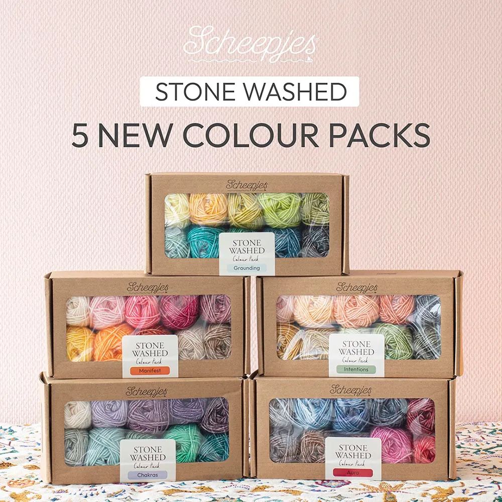 Scheepjes Stone Washed colour pack 10x25g | Het Wolhuis Scheepjes Stone Washed colour pack 10x25g