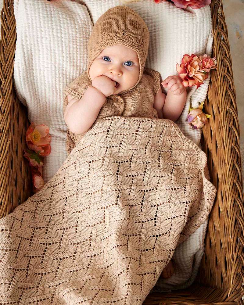 Lang Yarns - Babydeken Edda - 83-06 | Het Wolhuis Lang Yarns - Babydeken Edda - 83-06