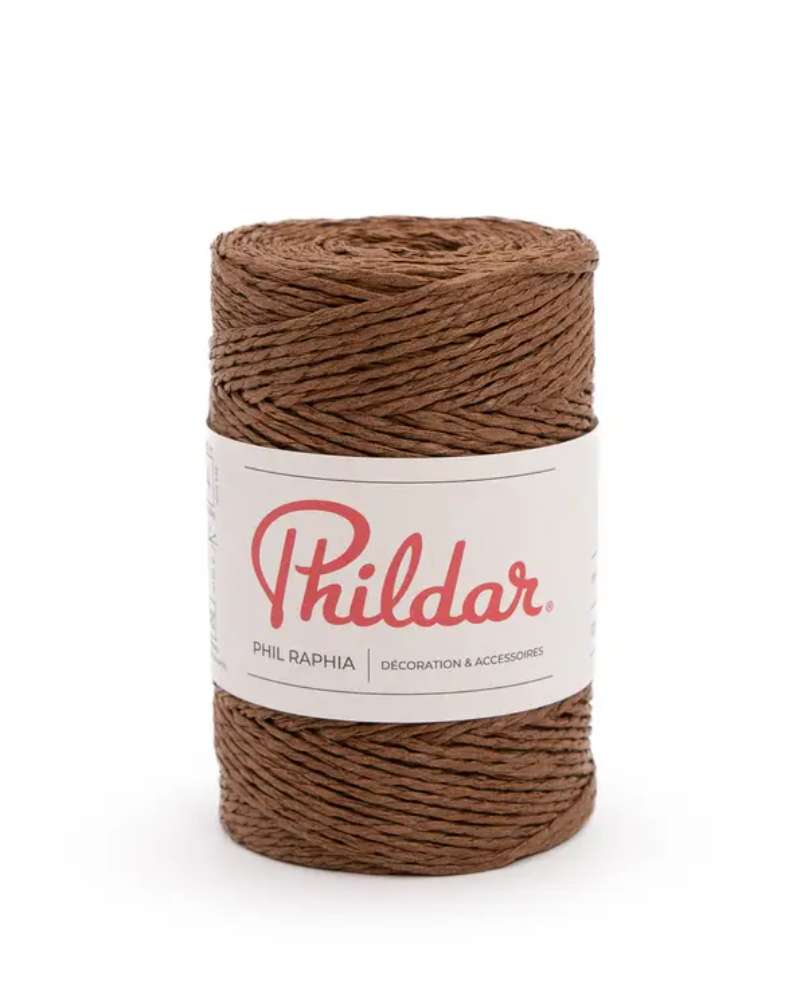 Phildar Phil Raphia | Het Wolhuis Phildar Phil Raphia-Chocolat