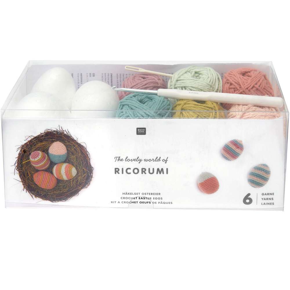 Ricorumi Haakset "Paaseieren Earthy" | Het Wolhuis Ricorumi Haakset "Paaseieren Earthy"