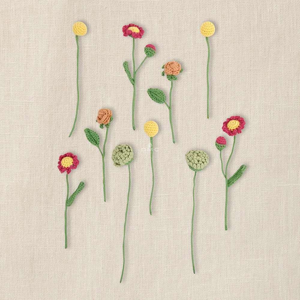 DMC Amigurumikit bloemen haken - Veldbloemen | Het Wolhuis DMC Amigurumikit bloemen haken - Veldbloemen | Het Wolhuis
