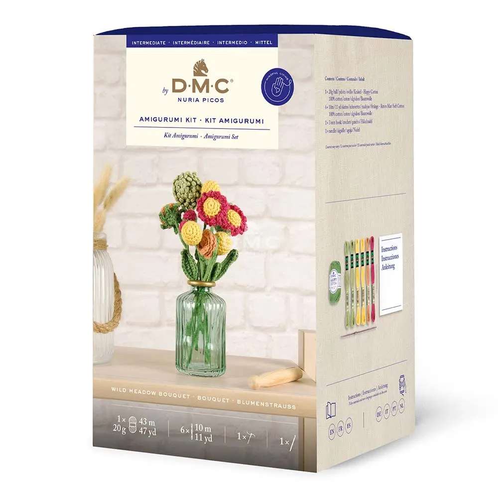 DMC Amigurumikit bloemen haken - Veldbloemen | Het Wolhuis DMC Amigurumikit bloemen haken - Veldbloemen | Het Wolhuis