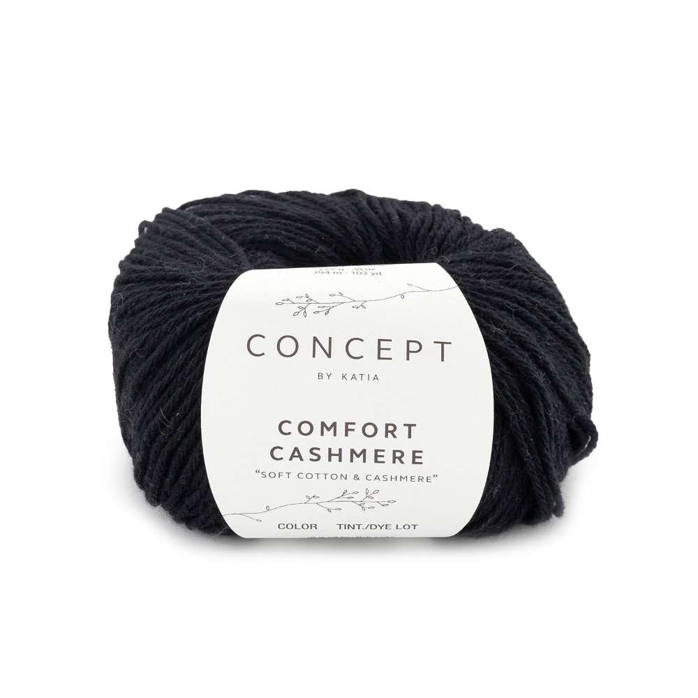 Katia Comfort Cashmere | Het Wolhuis Katia Comfort Cashmere-66 Zwart | Het Wolhuis