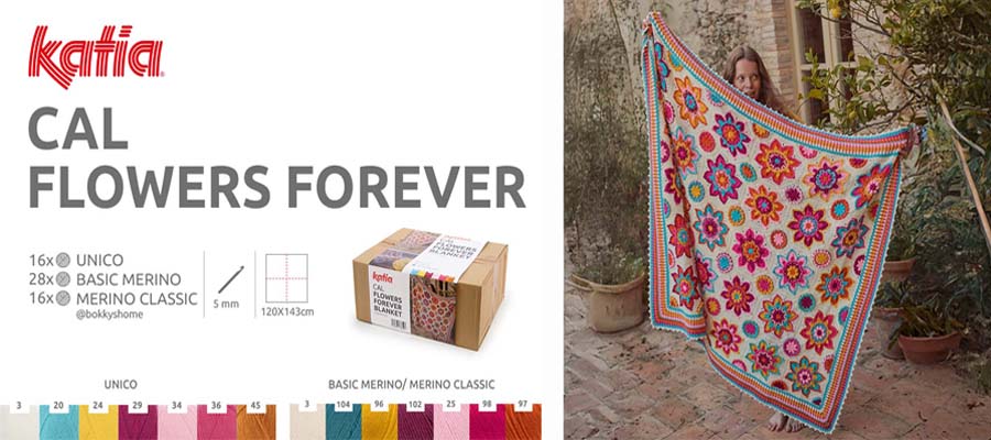 Katia Flowers Forever CAL 2025 | Het Wolhuis