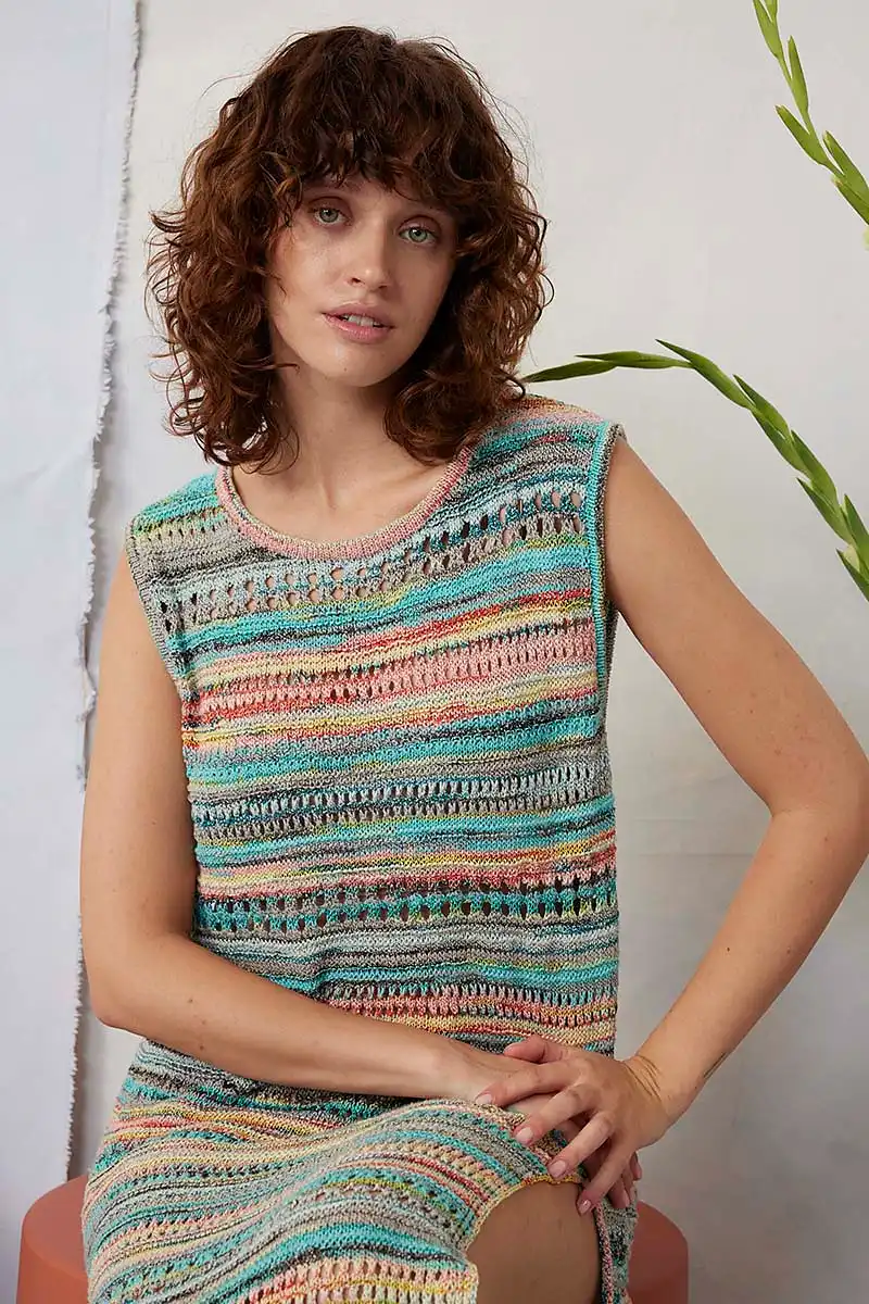 Lang Yarns - Jurk Anissa - 284-11 | Het Wolhuis Lang Yarns - Jurk Anissa - 284-11