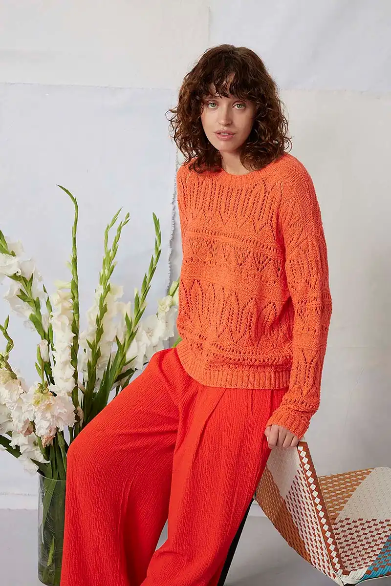 Lang Yarns - Trui Taraneh - 284-20 | Het Wolhuis Lang Yarns - Trui Taraneh - 284-20