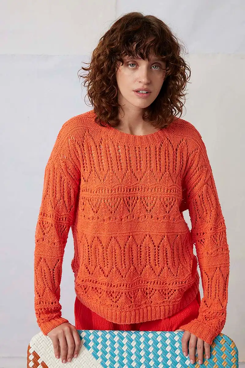 Lang Yarns - Trui Taraneh - 284-20 | Het Wolhuis Lang Yarns - Trui Taraneh - 284-20