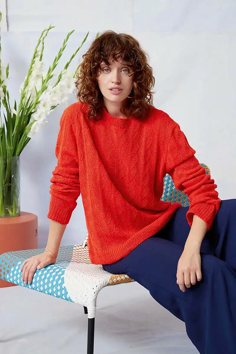 Lang Yarns - Trui Nellna - 284-25 | Het Wolhuis Lang Yarns - Trui Nellna - 284-25