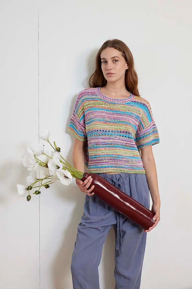 Lang Yarns - Trui Fria - 284-39 | Het Wolhuis Lang Yarns - Trui Fria - 284-39