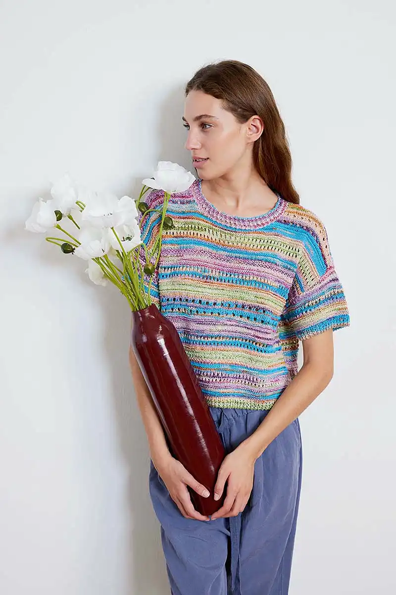 Lang Yarns - Trui Fria - 284-39 | Het Wolhuis Lang Yarns - Trui Fria - 284-39