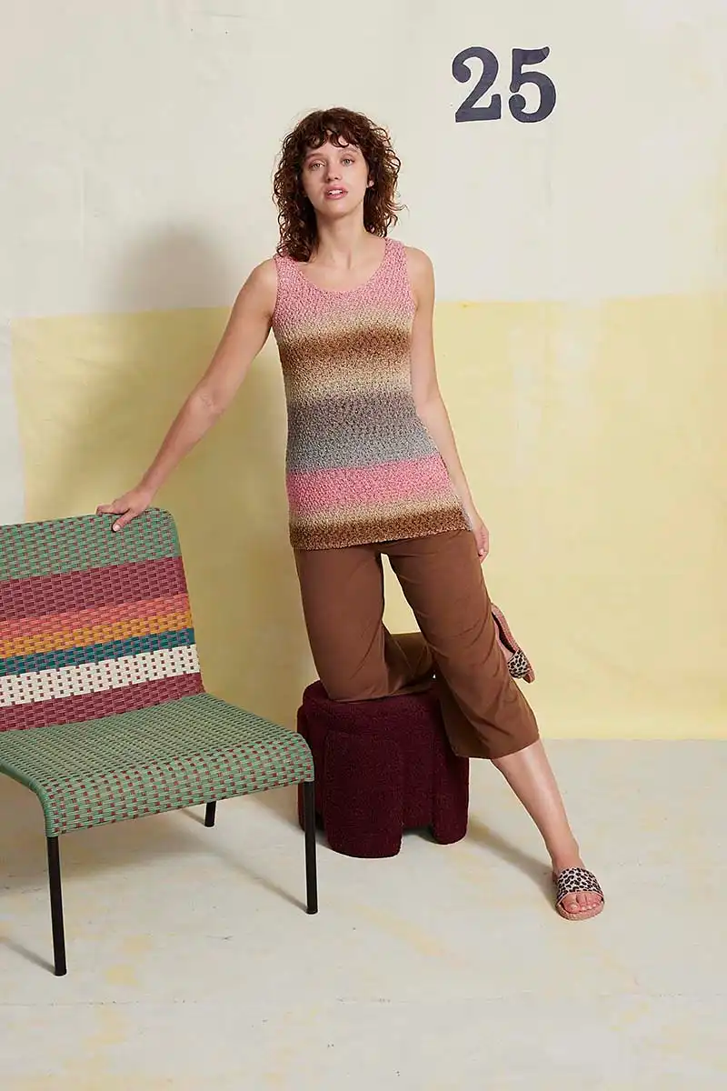 Lang Yarns - Top Aisha - 284-63 | Het Wolhuis Lang Yarns - Top Aisha - 284-63