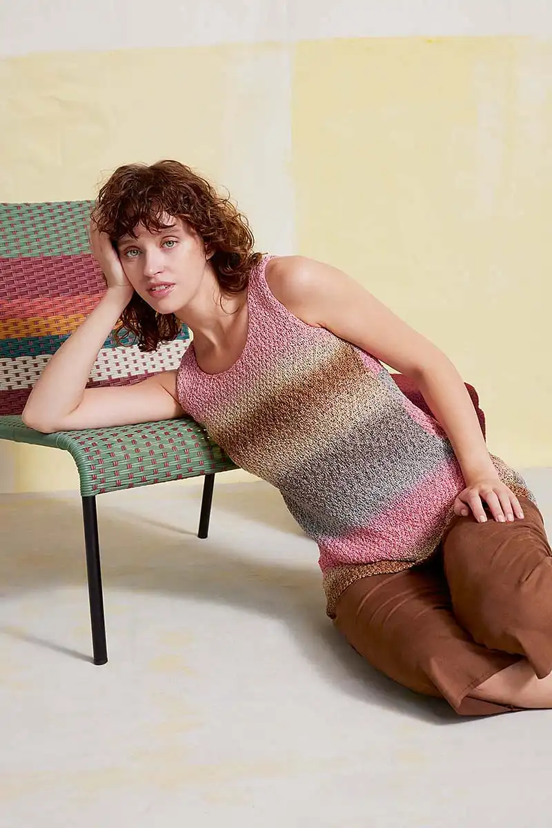 Lang Yarns - Top Aisha - 284-63 | Het Wolhuis Lang Yarns - Top Aisha - 284-63