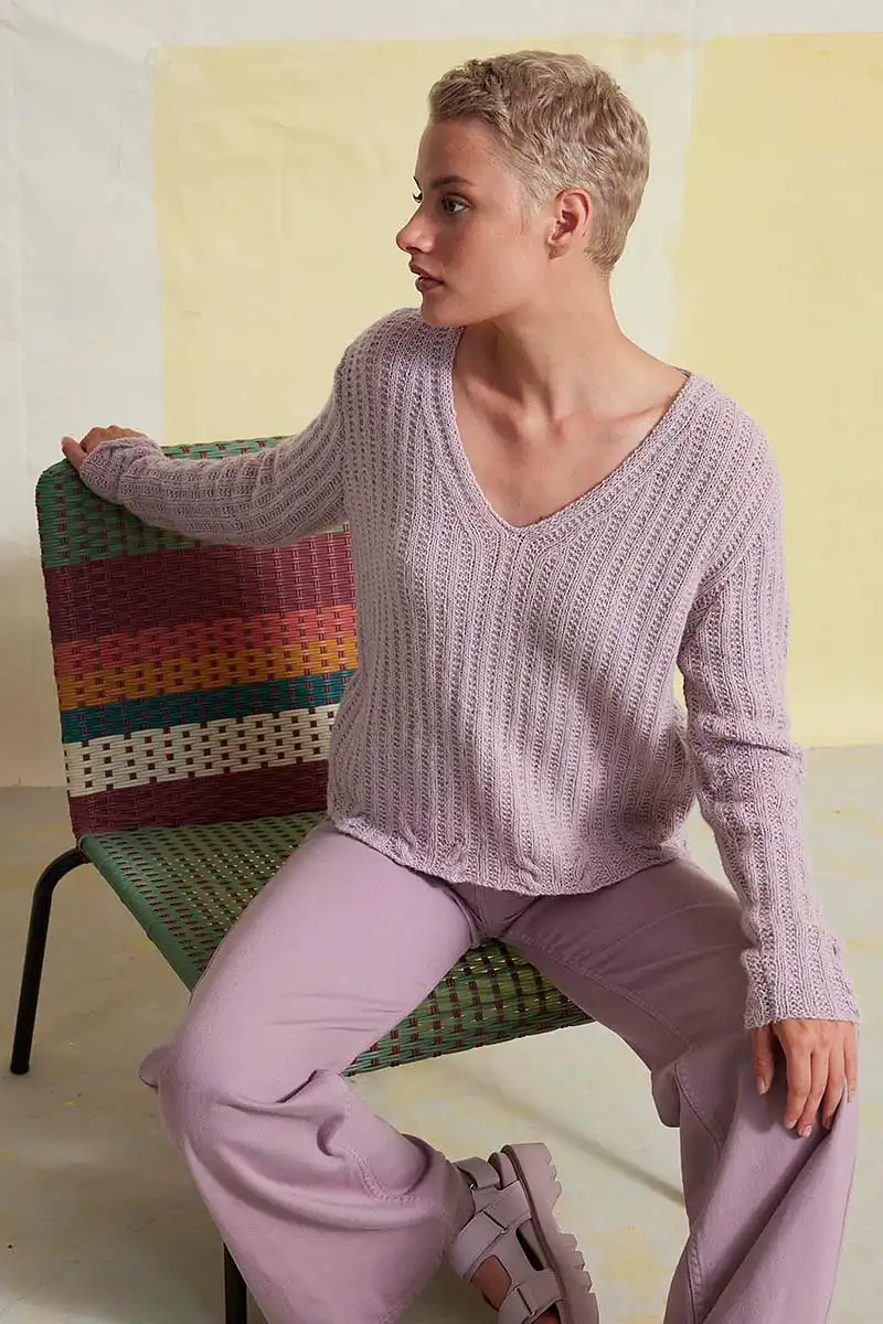 Lang Yarns - Trui Naima - 284-66 | Het Wolhuis Lang Yarns - Trui Naima - 284-66