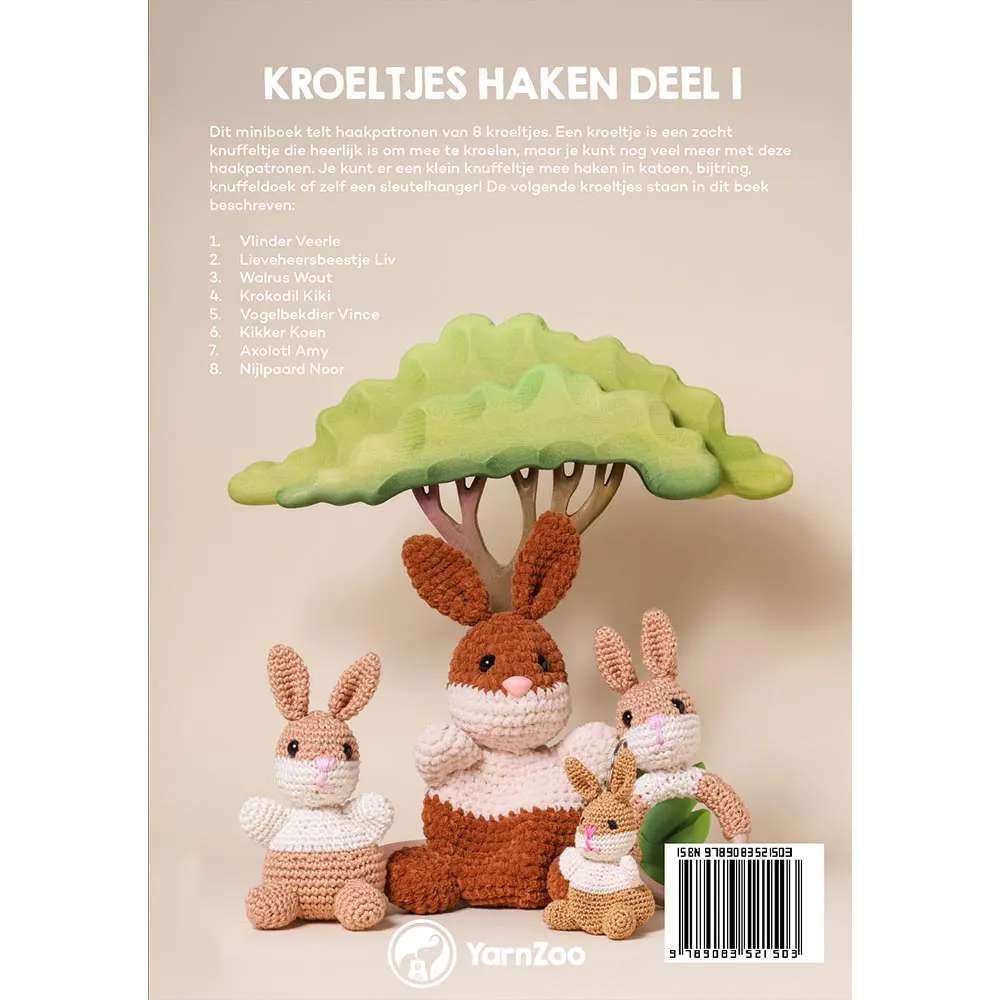 Mini Haakboek Kroeltjes Haken deel 1 - L.&A. de Vries | Het Wolhuis Mini Haakboek Kroeltjes Haken deel 1 - L.&A. de Vries | Het Wolhuis