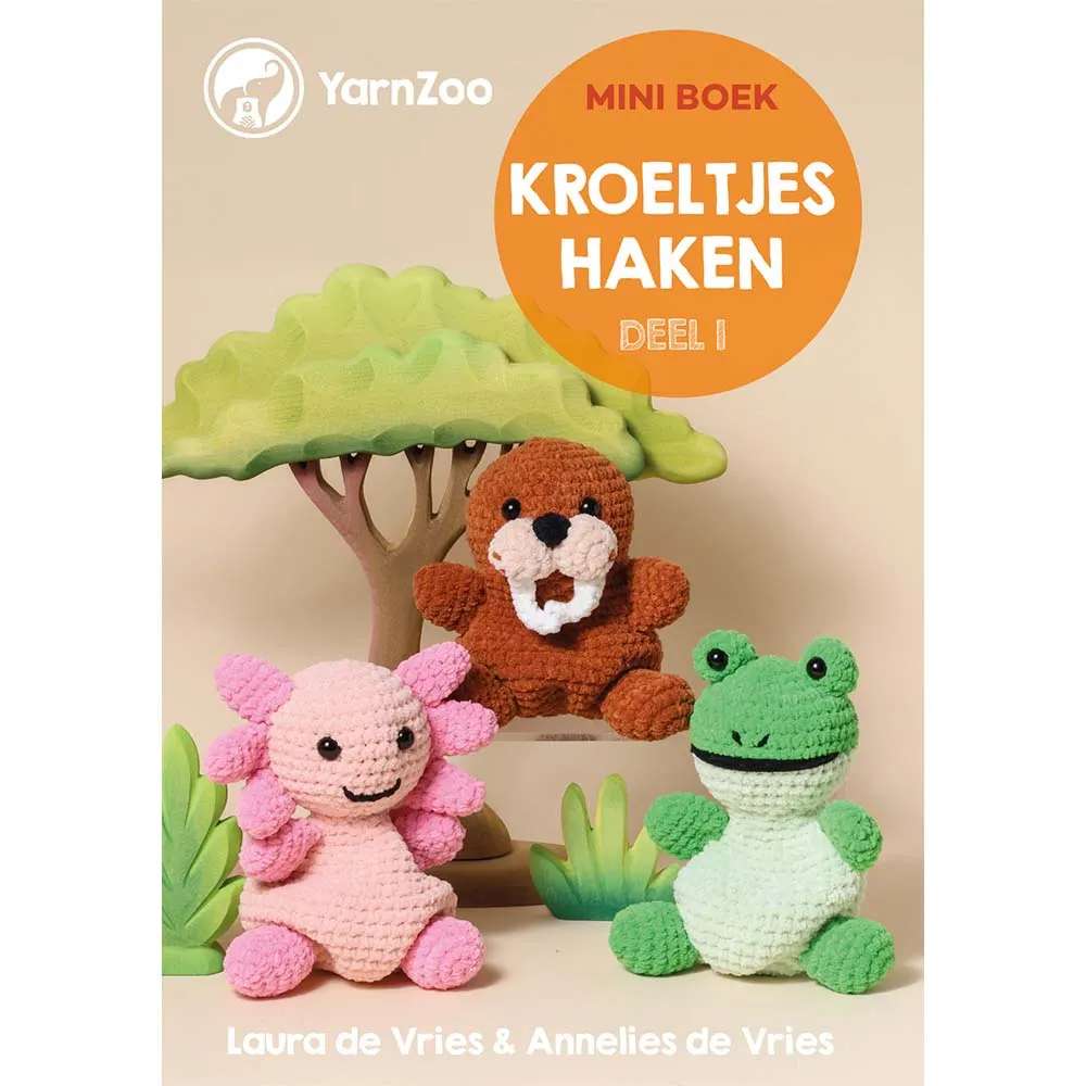 Mini Haakboek Kroeltjes Haken deel 1 - L.&A. de Vries | Het Wolhuis Mini Haakboek Kroeltjes Haken deel 1 - L.&A. de Vries | Het Wolhuis