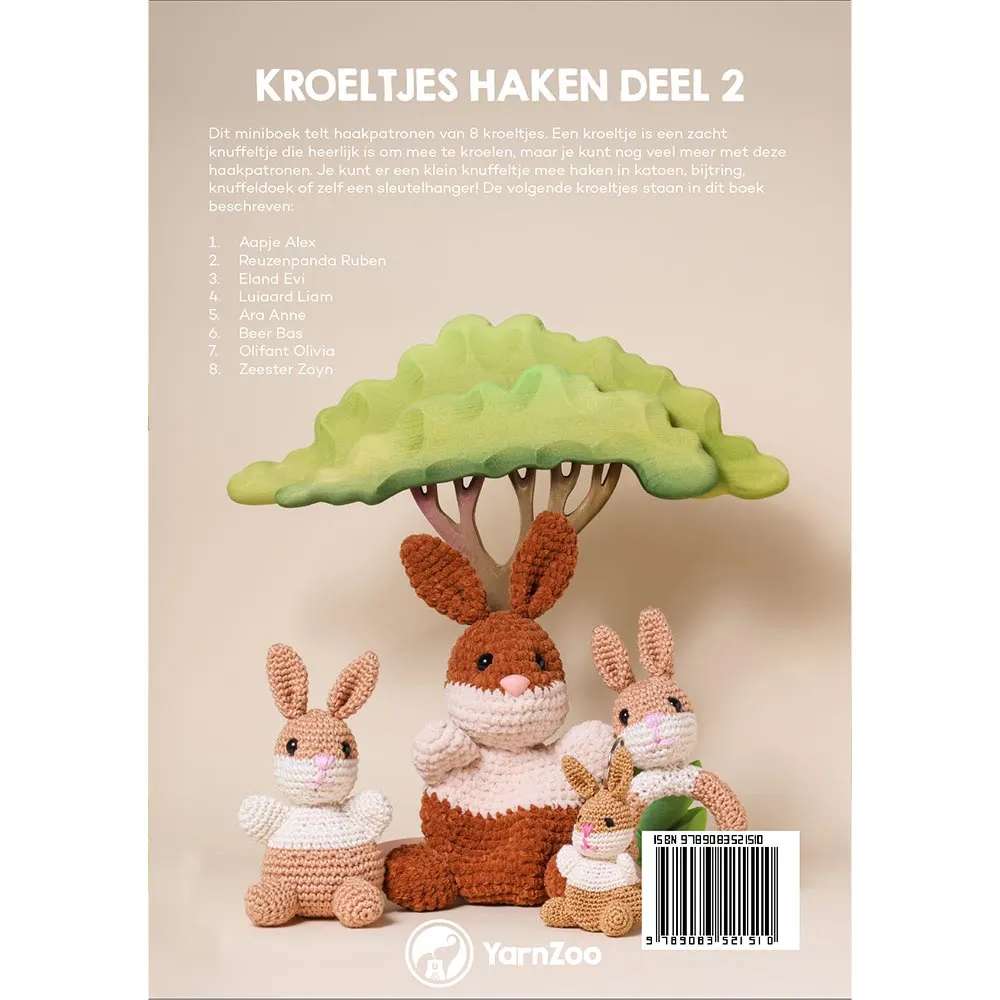 Mini Haakboek Kroeltjes Haken deel 2 - L.&A. de Vries | Het Wolhuis Mini Haakboek Kroeltjes Haken deel 2 - L.&A. de Vries | Het Wolhuis