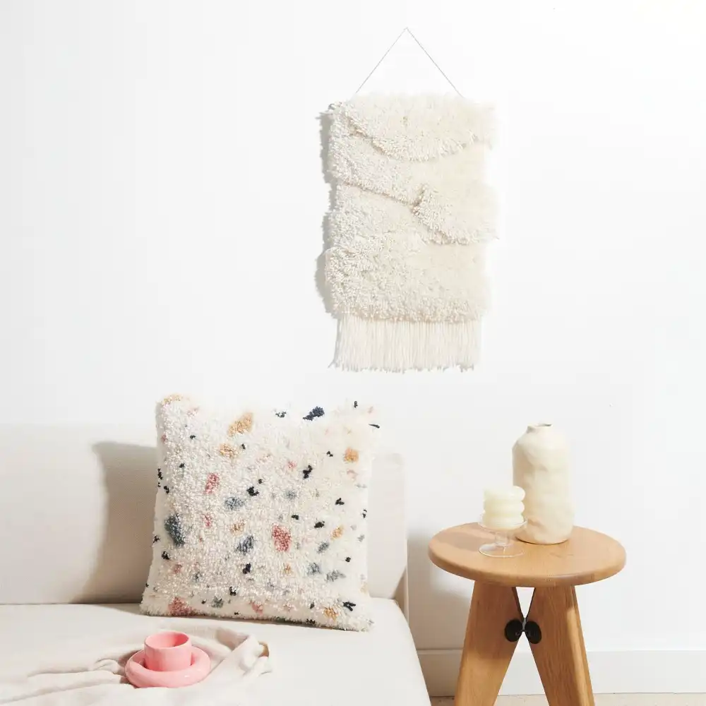Rico Hooki Hooki, Knoopset, Kussen Terrazzo - 100394 | Het Wolhuis Rico Hooki Hooki, Knoopset, Kussen Terrazzo - 100394