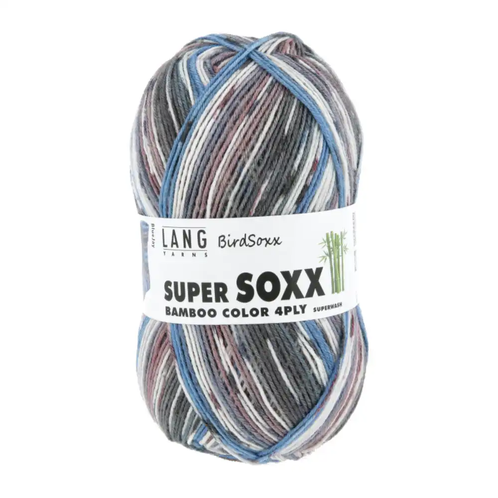 Lang Yarns Super Soxx Bamboo Color 4ply | Het Wolhuis Lang Yarns Super Soxx Bamboo Color 4ply-641.0511 Het Wolhuis