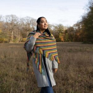 Durable - Super Simple Spike Stitch Shawl | Het Wolhuis