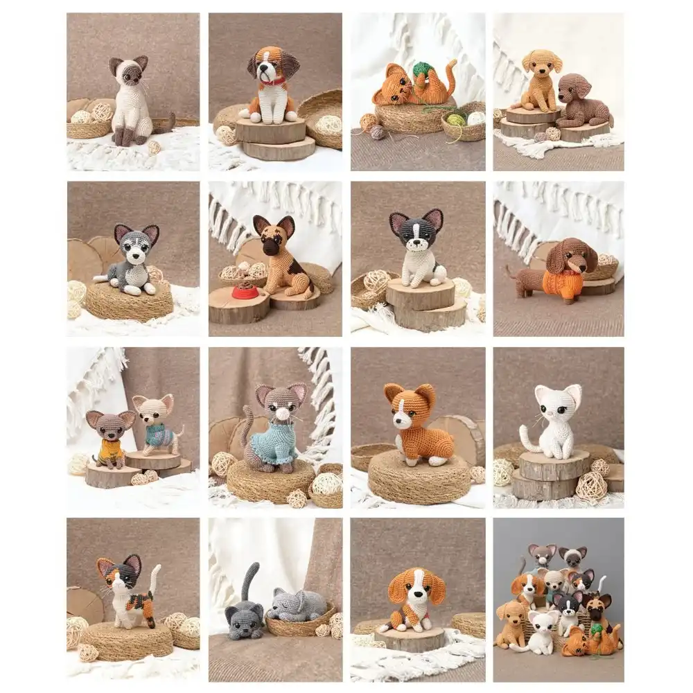 Amigurumi Honden en katten - Pelckmans | Het Wolhuis Amigurumi Honden en katten - Pelckmans | Het Wolhuis