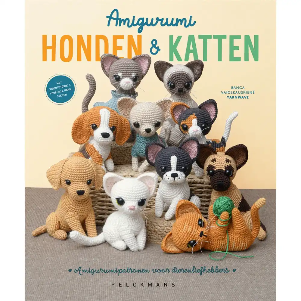 Amigurumi Honden en katten - Pelckmans | Het Wolhuis Amigurumi Honden en katten - Pelckmans | Het Wolhuis
