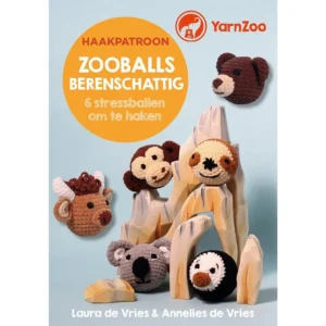 Haakboek Zooballs Berenschattig stressbal - L. de Vries | Het Wolhuis
