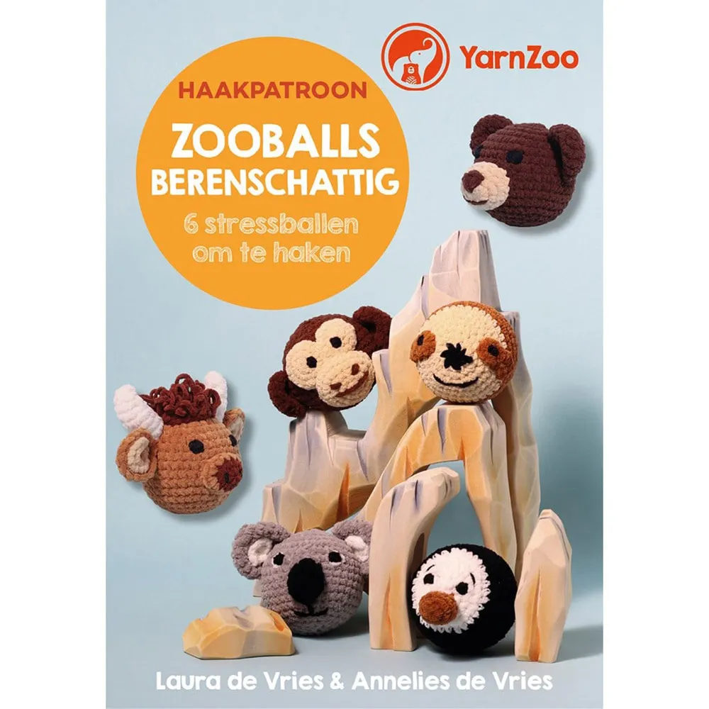 Haakboek Zooballs Berenschattig stressbal - Laura de Vries | Het Wolhuis Haakboek Zooballs Berenschattig stressbal - L. de Vries | Het Wolhuis