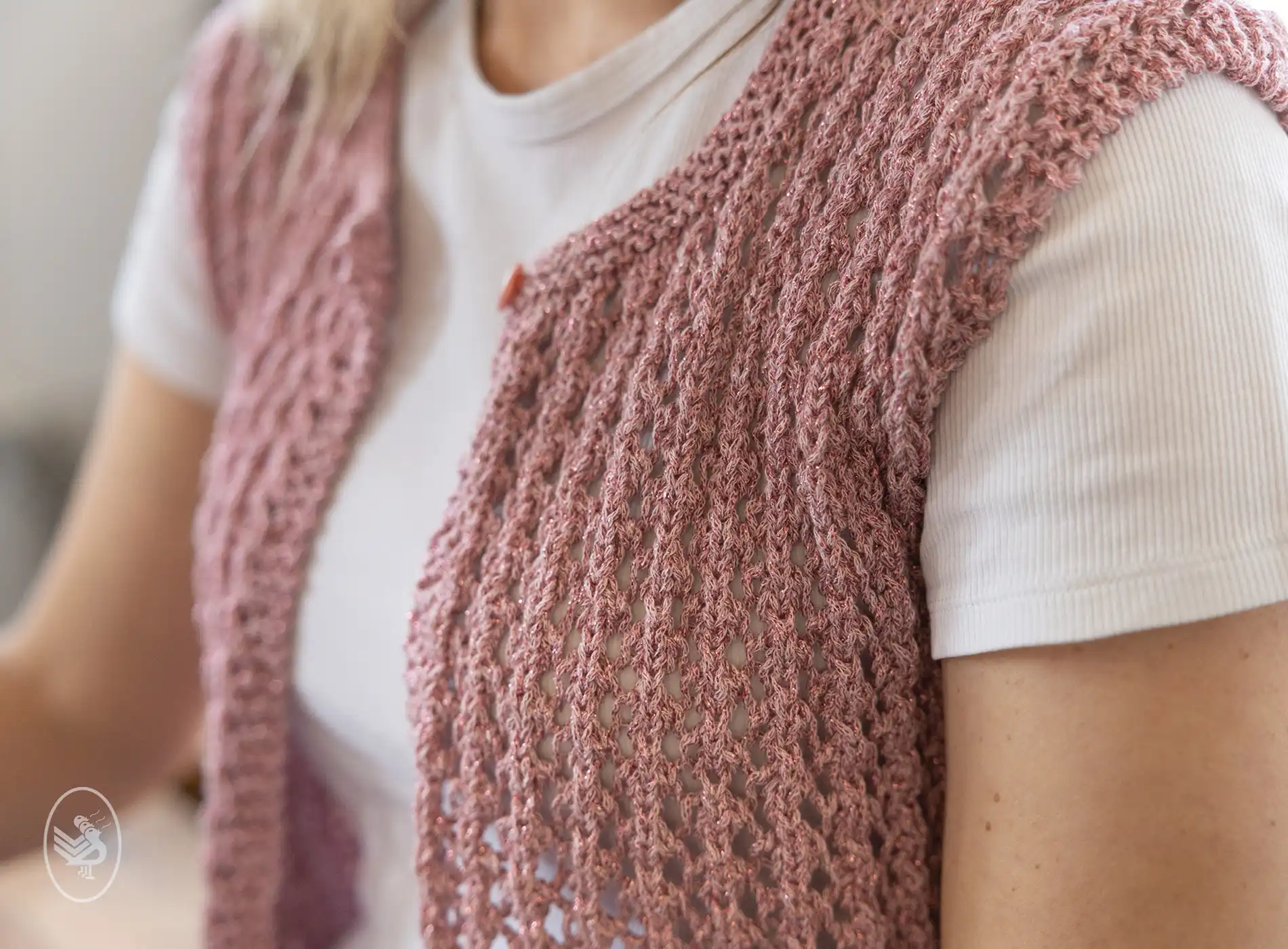 Durable - Gilet Glam | Het Wolhuis Feestelijk giletje breien | Durable Glam