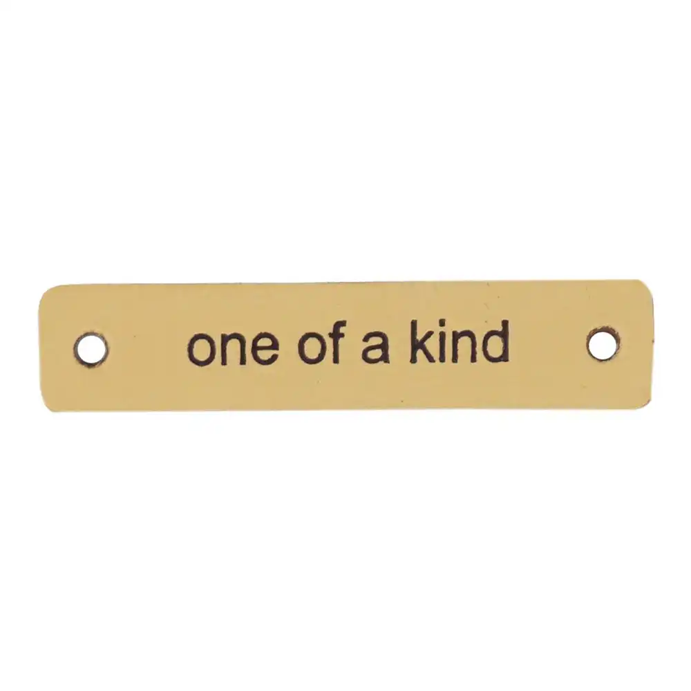 Durable Leren Label - One of a kind 50x10mm - 020.1333 | Het Wolhuis Durable Leren Label - One of a kind 50x10mm - 020.1333-001 | Het Wolhuis
