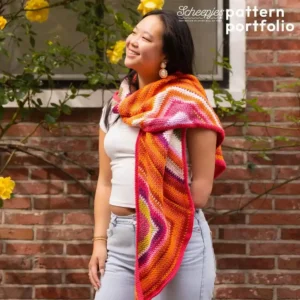 Scheepjes Pattern portfolio Colour Crafter-Zinnia Zigzag Scarf | Het Wolhuis