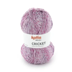 Katia Cricket-101 Grijs-Kauwgom roze | Het Wolhuis