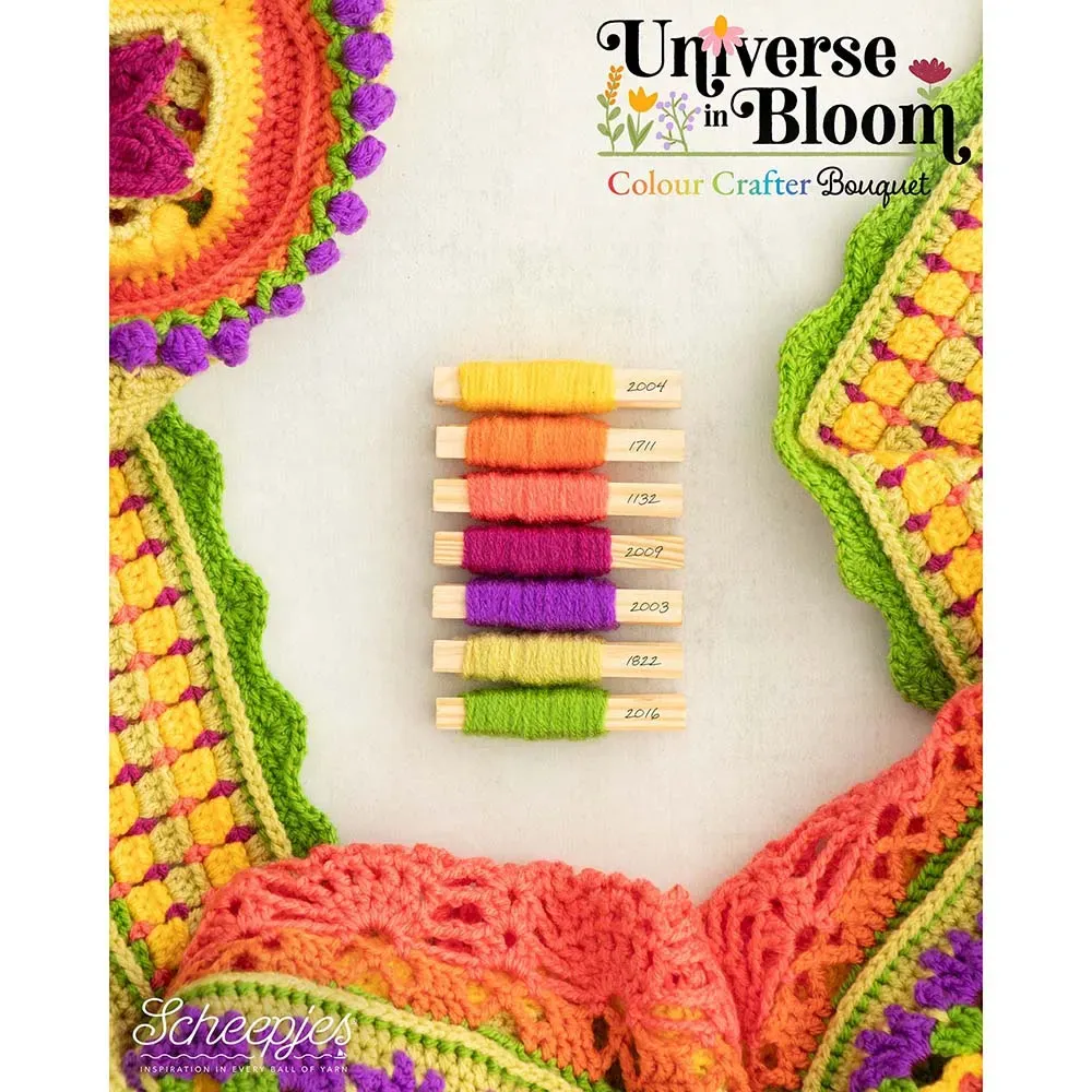 Scheepjes CAL 2025 Universe in Bloom Colour Crafter - Bouquet | Het Wolhuis Scheepjes CAL2025 kit Colour Crafter - Bouquet | Het Wolhuis