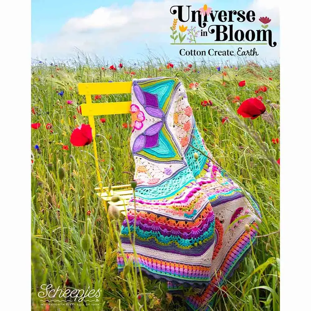 Scheepjes CAL 2025 Universe in Bloom Cotton Create - Earth | Het Wolhuis Scheepjes CAL2025 kit Cotton Create - Earth | Het Wolhuis